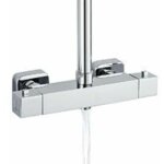 Fitags - mitigeur de douche monobloc, mitigeur thermostatique de douche 2 sorties, sortie sup�rieure ...