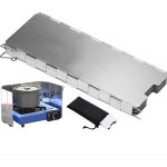 Pare - vent pliable en alliage d'aluminium, 10 plaques pare - vent de camping pour rechaud de camping, ...