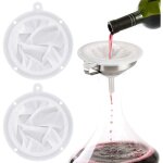Passoire 2 pièces en nylon filtre passoire filtre mesh filtre à vin fin passoire compatible avec 5 pouces ... Passoire 2 pièces en nylon filtre passoire filtre mesh filtre à vin fin passoire compatible avec 5 pouces ...