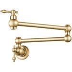 Fitags - robinet de cuisine eau froide simple robinet evier de cuisine mural style moderne pivotant  ...
