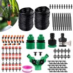 Fitags - systme d'irrigation de jardin, kit d'irrigation goutte  goutte de 30 m, kit de buses d'irrigation ...