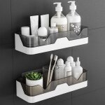 Tablette de douche, douche sans perçage, douche murale organisation panier pour salle de bain / cuisine, ... Tablette de douche, douche sans perçage, douche murale organisation panier pour salle de bain / cuisine, ...