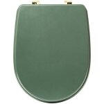 Abattant wc style chic vert fonc 49x36 cm