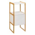 Five simply smart - meuble bas 1 porte 'natureo' 80cm blanc