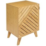 Five simply smart - meuble de salle de bain 1 porte en bambou bath n' modul
