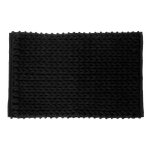 Five simply smart - tapis salle de bain 'tiss pais' 50x75cm noir khl
