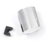 Mat inter - fix mi porte gobelet mural  clipser noir et inox cosmopolitan