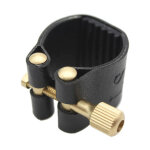 Fixateur de ligature du embout + capuchon d'embout pour embout de saxophone alto Fixateur de ligature du embout + capuchon d'embout pour embout de saxophone alto
