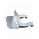 Fixation cerclage simple zingu� blanc pour m�t diam. 25 - 50 mm - gris