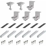 Ersandy - fixation panneau solaire, support panneau solaire, kit de montage de panneaux solaires, accessoires ...
