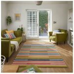 Flair rugs - tapis laine moderne rectangle courtes m�ches piano rose 120x170
