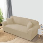 Flash cream housse de canap extensible haute coupe 3 siges cm. 170  230