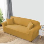 Flash housse de canapé extensible ocra high fit 1 cm. de 80 À 120 Flash housse de canapé extensible ocra high fit 1 cm. de 80 À 120