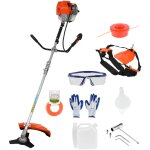Flasidu - dbroussailleuse thermique, taille - haie  essence 52cc weed wacker, 2 en 1 sans fil, dbroussaille ...