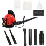 Souffleur thermique � dos - souffleur de feuilles - 63cc - eb650 - 2. 3kw - 6800r / min - volume du r�servoir ...