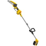 Flasidu - tron�onneuse t�lescopique sans fil 2 en 1 avec perche t�lescopique, 2 cha�nes, 21v, 550w, 2 ...