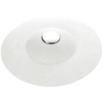 Flex drain stop. bonde de baignoire et douche, avec fonction attrape - cheveux, coloris blanc