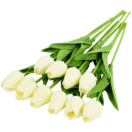 Fleurs artificielles fausse fleur tulipe real touch pour salle de mariage maison h�tel d�coration de ...