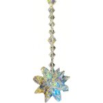 Fleur attrape - soleil cristal, pendentif r�troviseur, d�coration int�rieure auto scintillante