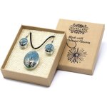 Fleurs presses - ensemble arbre de vie - sarcelle - vendu par 1