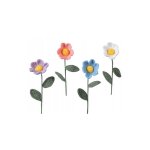 Fleur tricot�e, jolie d�coration en tissu, 30x7 cm