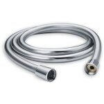 Flexible de douche 150 cm avec protection anti - torsion, tuyau de, et r�sistant � la torsion, test� ...