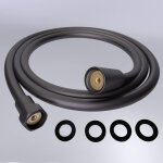 Flexible de douche anti - torsion, tuyau douche 1. 5m, tuyau de douche lisse pvc, rsistance aux hautes ...