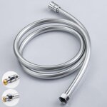 Flexible de douche, raccord universel g1 / 2, protection anti - torsion aspect pvc avec protection contre ...