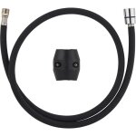 Flexible de douchette extractible d'évier, en nylon, longueur 125 cm m15x100 / m15x21 (1 / 2') avec contre ... Flexible de douchette extractible d'évier, en nylon, longueur 125 cm m15x100 / m15x21 (1 / 2') avec contre ...