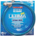 Flexible inox pour le gaz naturel 75 cm - validité illimitée - certifié nf - dipra Flexible inox pour le gaz naturel 75 cm - validité illimitée - certifié nf - dipra