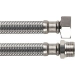 Boutt� - flexible m�le - femelle 50 cm �13 mm avec filetage m�le 15x21 / femelle 20x27