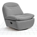 Flexispot fauteuil pivotant de relaxation xc6 - oval, gris