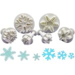 Flocon de neige g�teau modelage outils plastique emporte - pi�ces flocon de neige blanc emporte - pi�ces ...