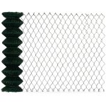Floordirekt - grillage rouleau 1, 5 m x 25 m simple torsion, vert, maille hexagonale : 60 mm