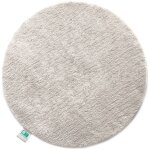 Tapis de bain sky rond, ivory 120 cm de diamtre