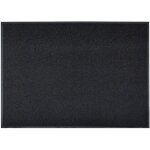 Tapis de porte paillasson spaghetti, noir, 50 x 80 cm