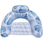Flotteurs pour adultes, lit gonflable flottant relaxant fauteuil flottant en u avec porte - gobelet pour ...