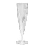 Fl�tes � champagne en plastique, 10 pi�ces, 13, 5 cl, transparentes 33 - 60