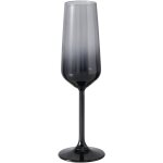 Flte  champagne, verre color malinio, 22, 5 cm
