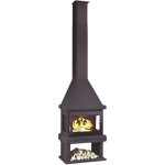 Fm biomasa - po�le � bois chemin�e 3 faces - firematic indiana 10. 9 kw