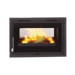 Fm calefaccion - insert  bois double face ventil - firematic suna 12. 8 kw foyer en vermiculite