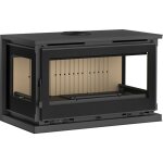 Fm calefaccion - po�le � bois ventil� 3 faces - firematic montr�al 3f 12. 8 kw foyer en vermiculite