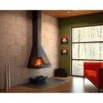 Focgrup - chemine suspendue ouverte five 12kw ch05 f