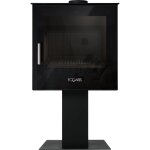 Fogaris pole  bois silara ? modle pedestal / pidestal (noir et blanc) 15, 2kw