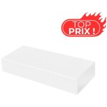 Fond alu eco50 de couvertine pour acrotre toit - terrasse 8 / 10e - blanc pur - ral 9010 - aluhome
