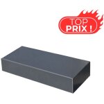 Fond alu eco50 de couvertine pour acrotre toit - terrasse 8 / 10e - gris anthracite - ral 7016 - aluhome ...