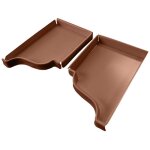 Fond de gouttire (paire) cuivre corniche g300 - aluhome