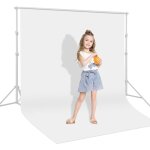 Fond noir, 2x3m toile de fond en polyester pliable fond photo studio professionnel fond photo noir mat ...