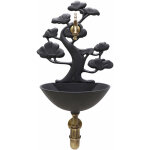 Fonderia bongiovanni - fontaine murale azalea couleur fonte avec robinet et siphon bruni home garden