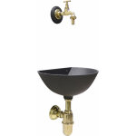 Fonderia bongiovanni - fontaine murale en fonte 600 couleurs avec robinet 195l avec siphon pour jardin ... Fonderia bongiovanni - fontaine murale en fonte 600 couleurs avec robinet 195l avec siphon pour jardin ...
